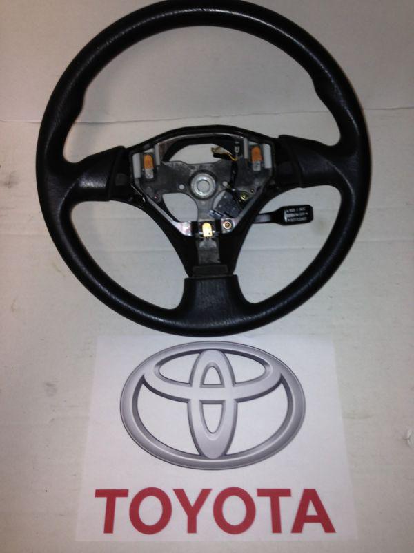 2000 2001 2002 celica gt oem vinyl rubber steering wheel floor shift 