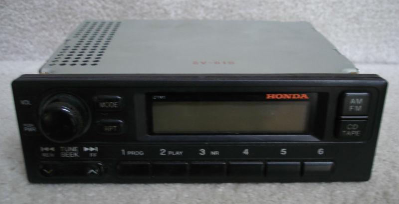 Honda civic crv radio am/fm stereo rcvr 39100-s10-a210-m1 and cd 08a06-181-210