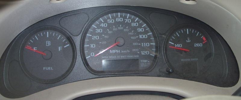 00 01 02 03 impala speedometer cluster canada exc. police w/o tach 293830