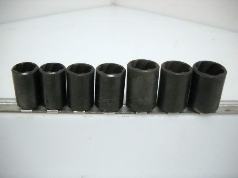 Blue point 7pc twist socket set sae & metric (b)