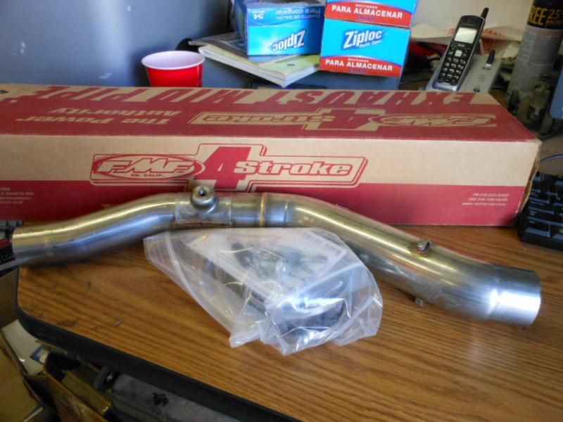 New fmf exhaust mid pipe stainless steel 2003-2004 yz450f wr450f 044026