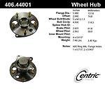 Centric parts 406.44001 rear hub assembly