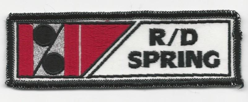 R/d springs racing patch 4-7/8 inches long size new 