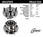 Centric parts 400.67005 front hub assembly