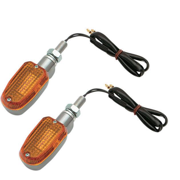 K&s oblong marker light set dual filament 10mm amber