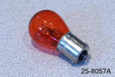 K&s dot turn signal replacement bulb single filament 12v 23w amber