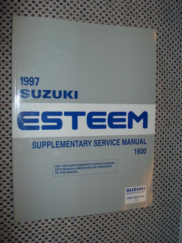 1997 suzuki esteem service manual supplement shop book