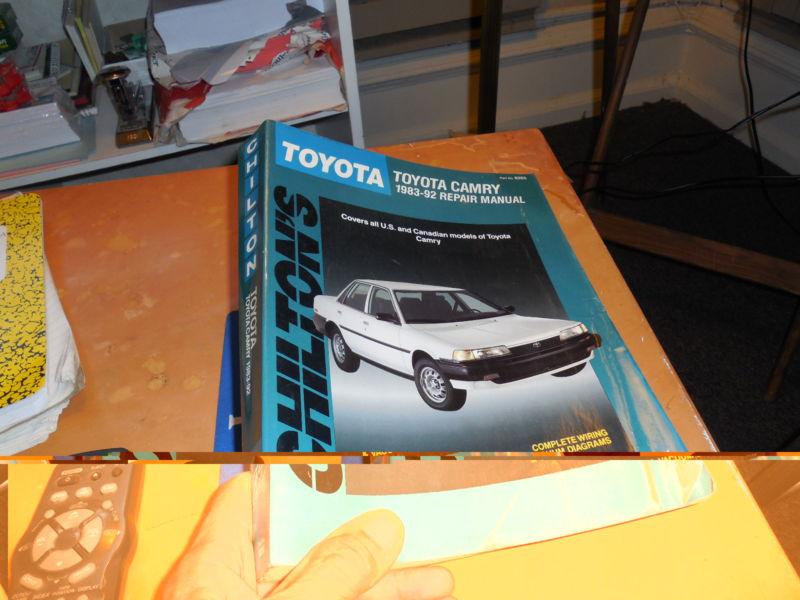 1983-1992 toyota camry chilton's manual 1984 1985 1986 1987 1988 1989 1990 1991