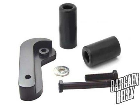 Suzuki gsxr 600 / 750 no cut black frame sliders (2006-2008)