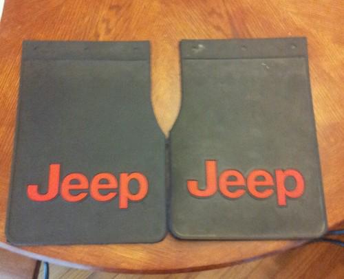 Pair of heavy duty jeep mud flaps