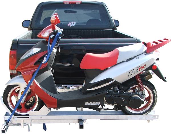 400# tilt-a-rack motorcycle carrier-scooter hauler  (cl-410acr)