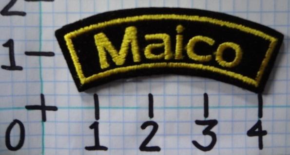 Vintage nos maico motorcycle patch from the 70's 002