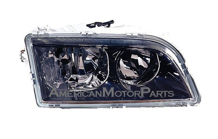 Right passenger side replacement headlight head lamp black bezel volvo s40 v40