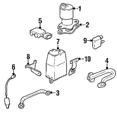 Oldsmobile 17113690 genuine oem factory original vapor canister