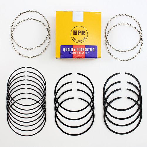 1998-2008 toyota chevrolet pontiac npr piston rings 1.8l 1zzfe 0.020" (0.50mm)