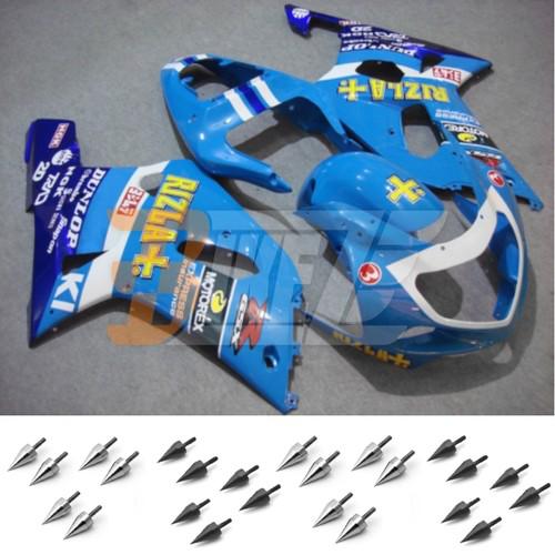 Free bolt kit! injection fairing kit for suzuki gsxr 600 750 2001 2002 2003 af