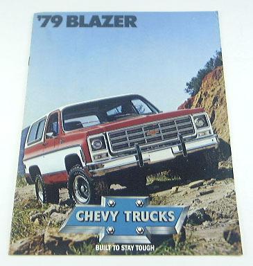 1979 79 chevrolet chevy blazer truck brochure c10 k10