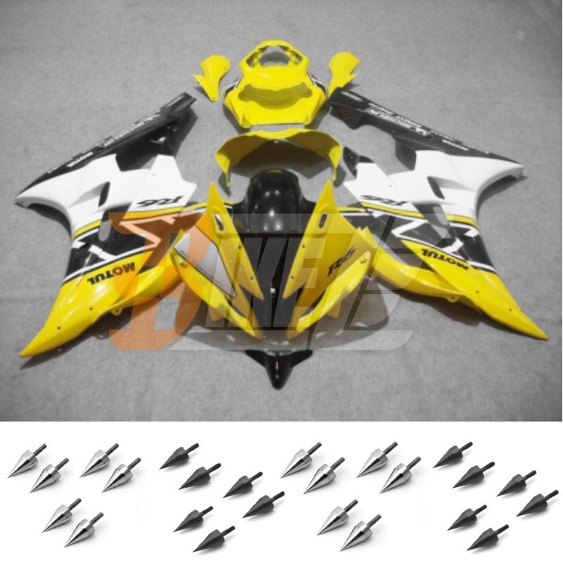 Free bolt kit! body fairing kit bodywork for yamaha yzf 600 r6 2006 2007 ae