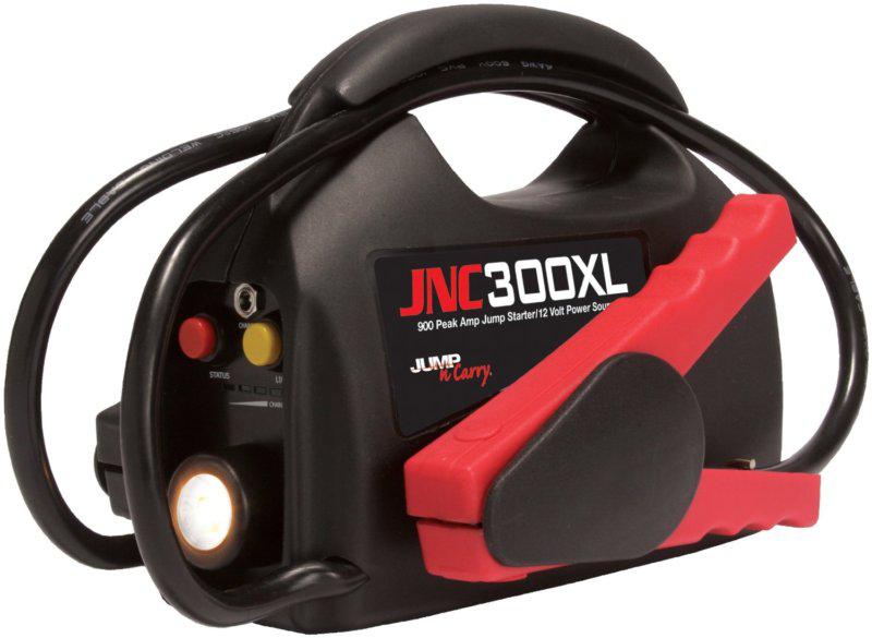 Clore jnc300xl 'jump-n-carry' 900 peak amp ultraportable 12-volt jump starter 