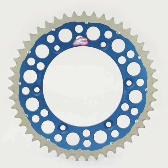 Renthal twinring heavy duty rear sprocket - blue - 50t  1500-520-50gpbu