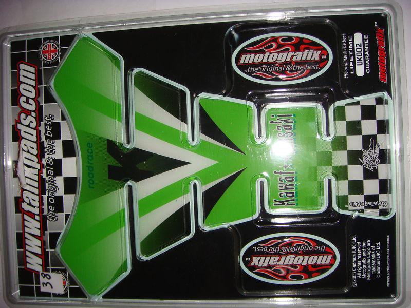 Motografix motorcycle tank pad – kawaf**kinsaki motorcycle / green  - 38