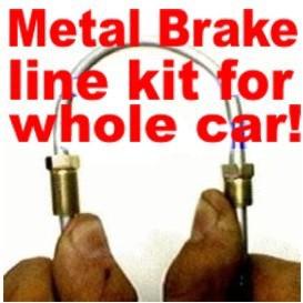 Brake line kit for vw, audi 1959 1960 1961 1962 1963 1964 1965 1966 1967 1968 