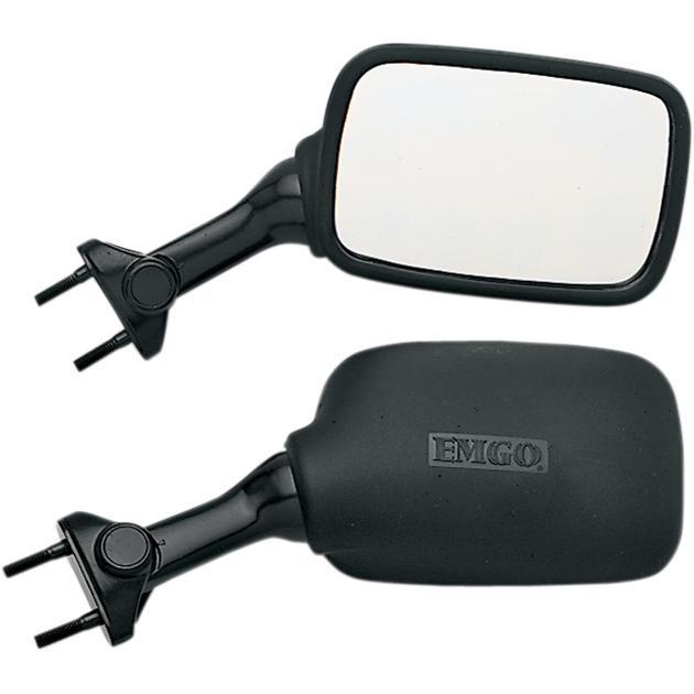 Emgo replacement mirror left black fits kawasaki zx600f ninja zx-6r 95-96