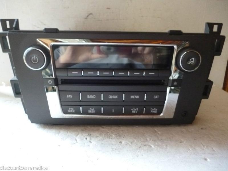 07-09 cadillac dts radio single cd mp3 player 15847690 *