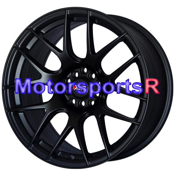 19 19x8.75 xxr 530 flat black concave wheels rims 5x114.3 08 14 nissan maxima se