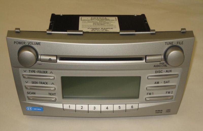 Brand new 07-11 toyota camry le mp3 wma cd radio player oem replacement 11846