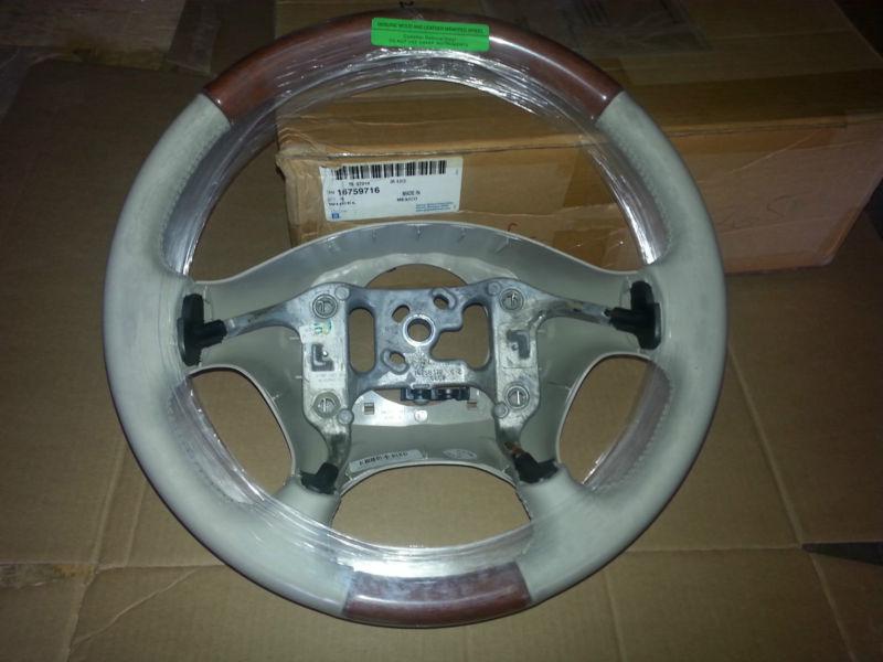 New oem cadillac seville sls sts steering wheel 1998 1999 2000 new 16759716