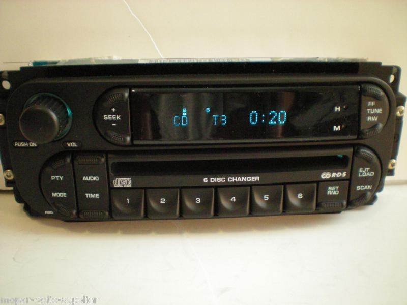 Find RAM TRUCK(02+1500 03-05 2500&3500)6 DISC CD PLAYER/CHANGER RADIO