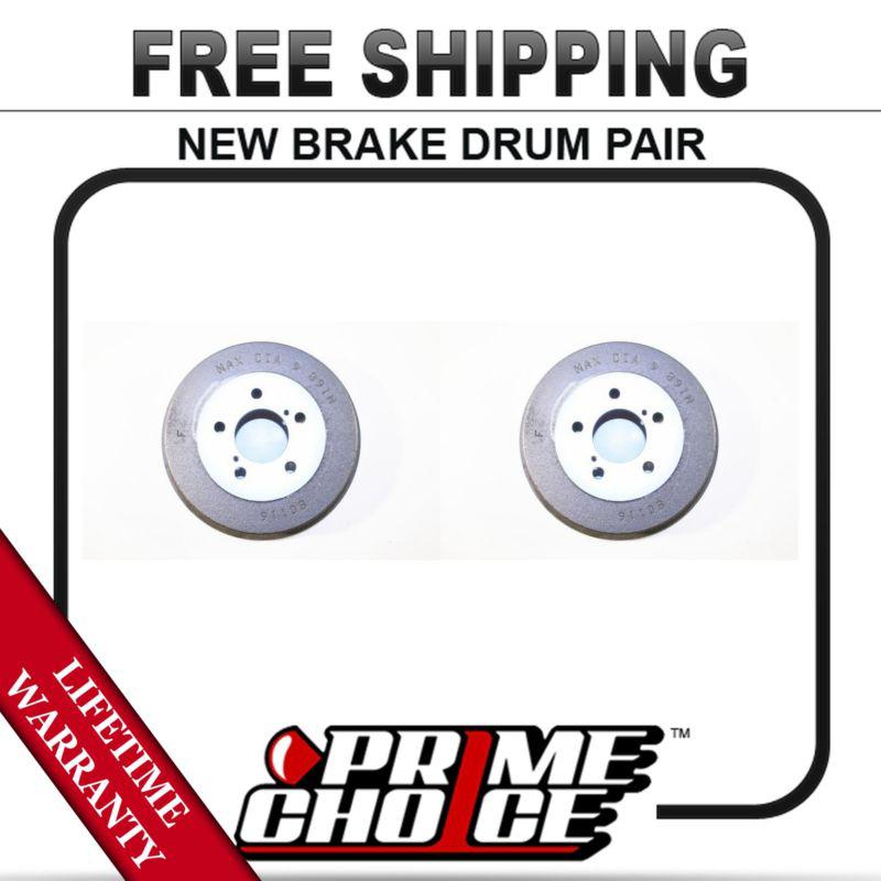 Pair (2) new rear brake drums with lifetime warranty