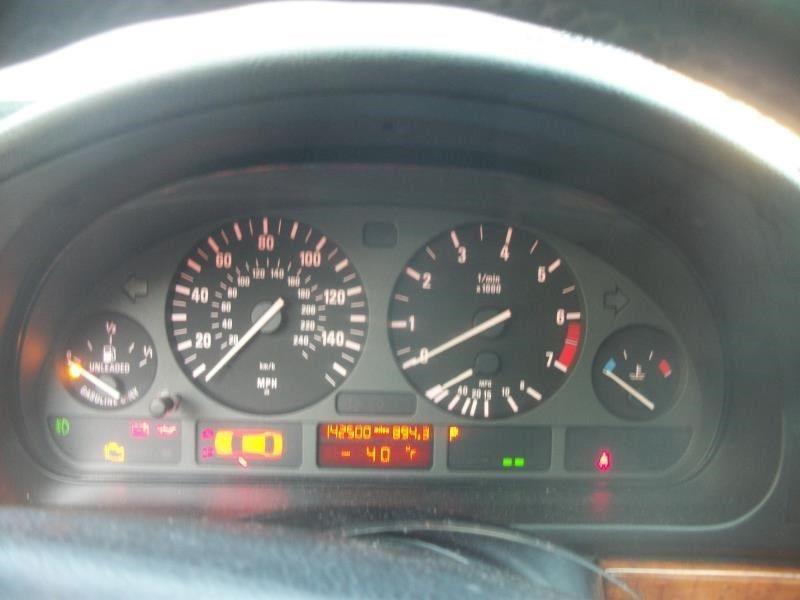 Speedometer 98 99 00 bmw 528i mph us w/o on-board computer 1285386