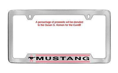 Ford genuine license frame factory custom accessory for mustang style 7