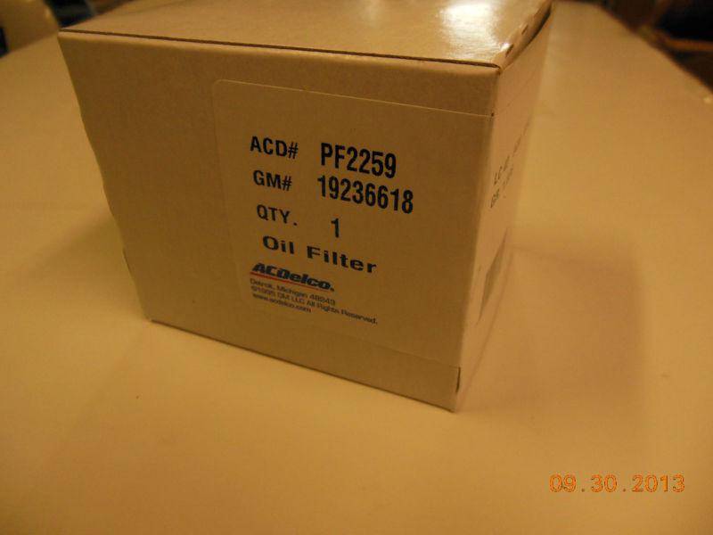 Lot of 4 acdelco pf2259 oil filter new!!