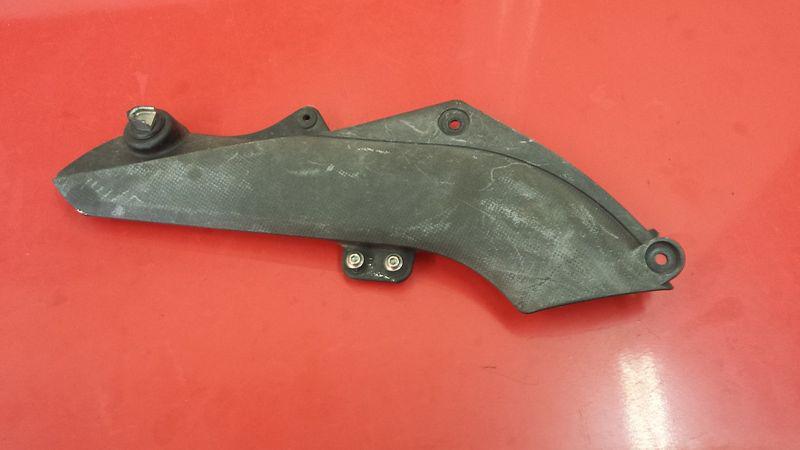 2005 kawasaki zx6r mid pipe heat shield oem