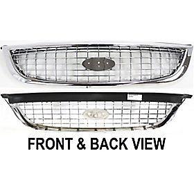 Ford windstar 01-03 grille, bright , exc limited model