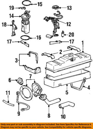 Gm oem 15763229 fuel tank cap