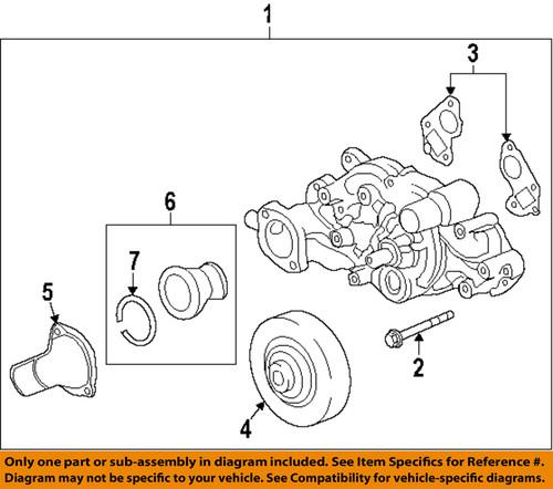 Gm oem 12580035 water pump gasket/engine water pump gasket