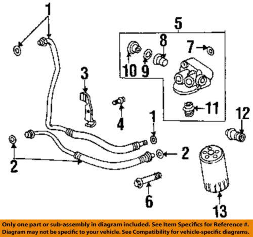 Cadillac gm oem 3543719 oil cooler-adapter gasket