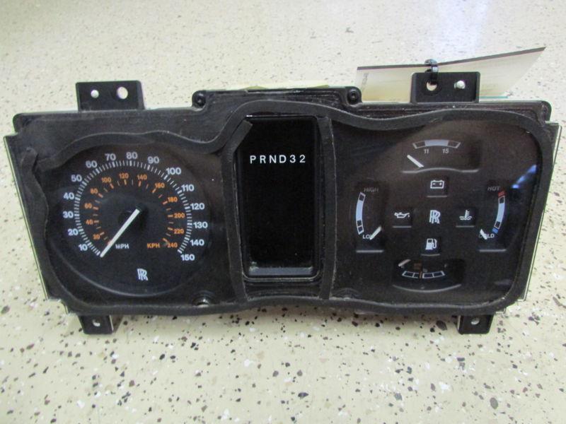 199 rolls royce silver spur, speedometer, instrument cluster assembly, uv10409pd