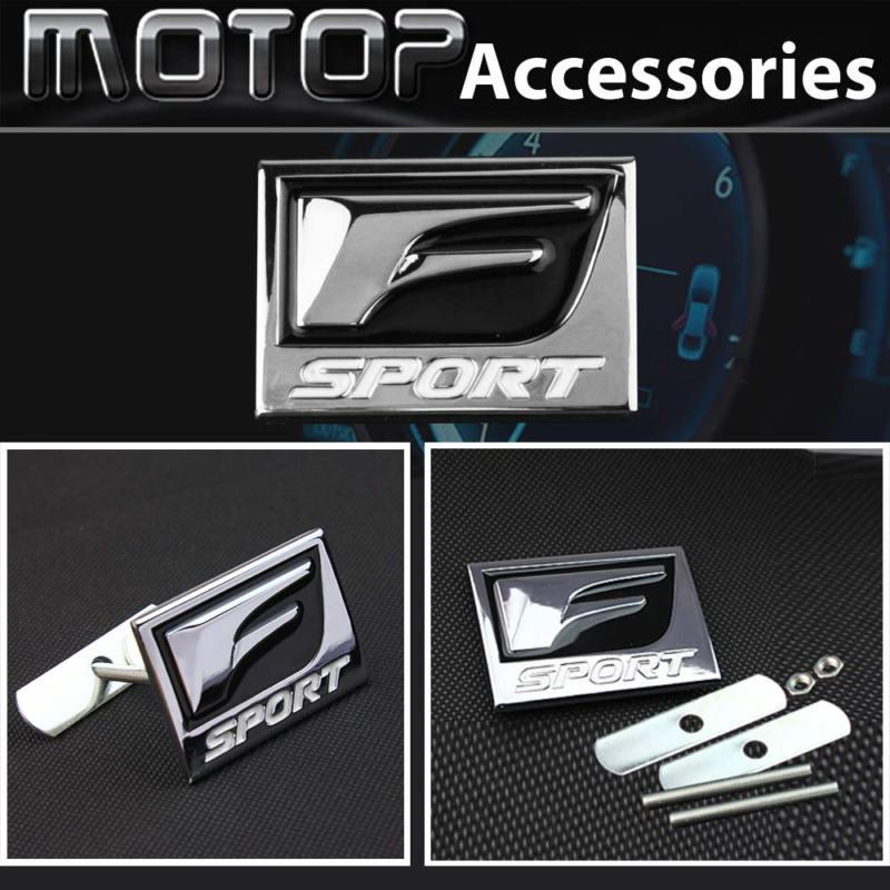 F sport 3d metal f-sport racing front grill grille badge emblem