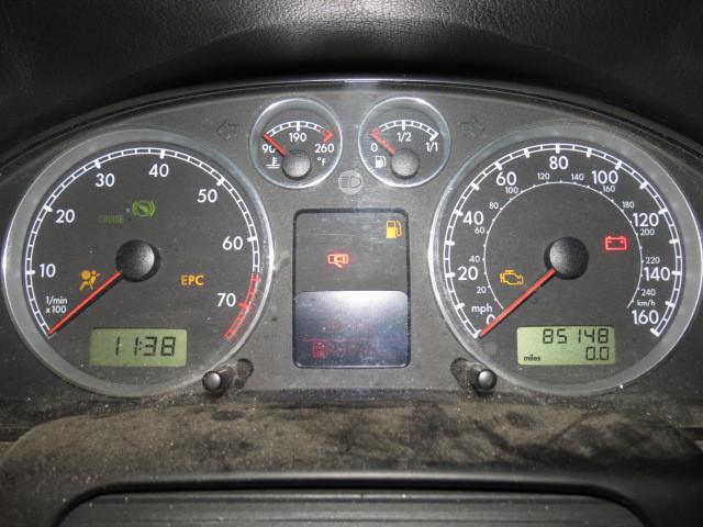 2003 volkswagen passat 85148 miles speedometer instrument cluster gauges 2515684