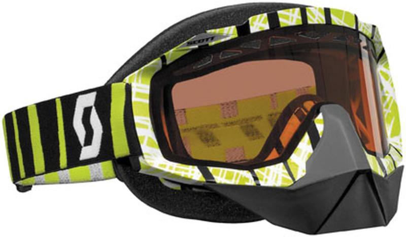 New scott hustle snowcross w/ rose acs thermal lens adult goggles,apek,one size