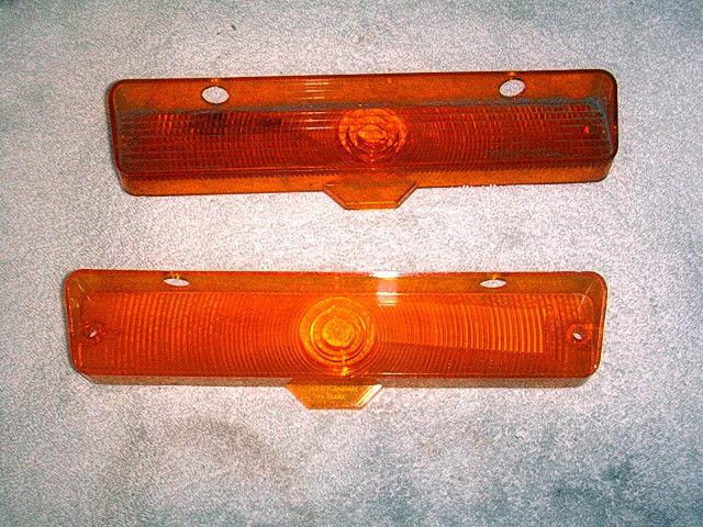 Amc ambassador parking light lenses 1969-1973 nos