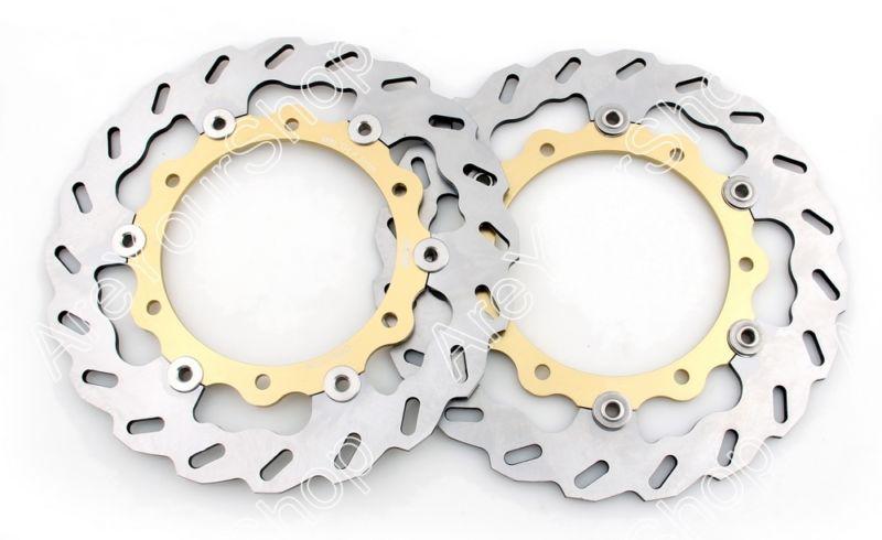 Front brake disc rotor yamaha xp t-max 500 xp t-max abs 500 2008-2012 gold