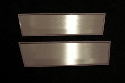 Acc 151010 - challenger brushed plain door badge plate interior accessories