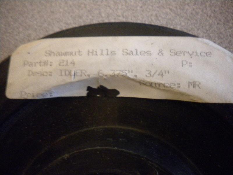 Nos idler wheel for snow mobile 6.375" & 3/4" 214