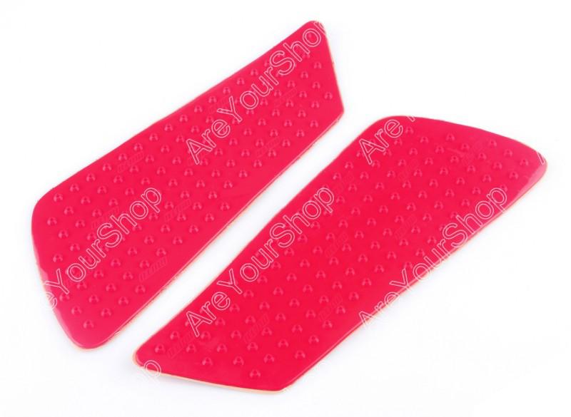 Tank traction pad side gas knee grip protector 3m ducati 848 998 1098 1198 red